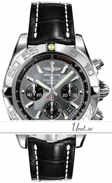 Breitling Chronomat 44 Czarny/Skóra Ø43.5 mm AB0110-9912 Black Croco