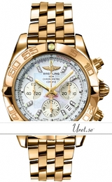 Breitling Chronomat 44 Biały/18 karatowe różowe złoto Ø43.5 mm HB0112-237