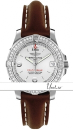 Breitling Colt Oceane Srebrny/Skóra Ø33 mm A77380-171D Brown Calf