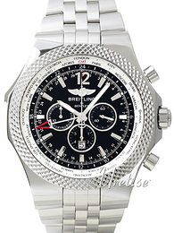 Breitling for Bentley GMT Czarny/Stal Ø49 mm GMT03