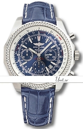 Breitling for Bentley Motors Niebieski/Skóra Ø49 mm MOT12