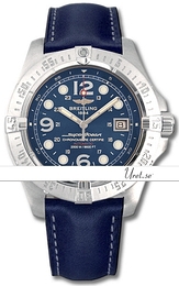 Breitling Superocean Steelfish Niebieski/Skóra Ø44 mm A17390-371 Blue Calf