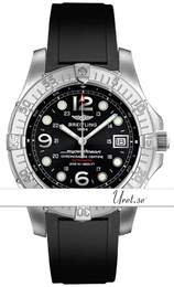 Breitling Superocean Steelfish Czarny/Guma Ø44 mm A17390-3021 / 299