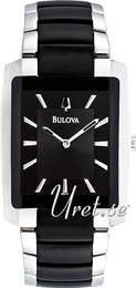 Bulova Dress Czarny/Stal 98A117