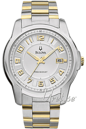 Bulova Precisionist Srebrny/Stal w odcieniu złota Ø23 mm 98B140