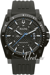 Bulova Precisionist Czarny/Guma Ø46 mm 98B142