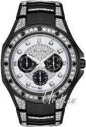 Bulova Crystal Srebrny/Stal Ø44 mm 98C102