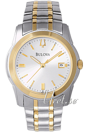 Bulova Dress Srebrny/Stal w odcieniu złota Ø40 mm 98H18