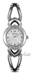 Bulova Bracelet Dam Biały/Stal Ø36 mm 96L110
