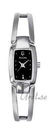 Bulova Bracelet Dam Czarny/Stal Ø17 mm 96T03
