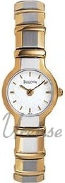 Bulova Bracelet Dam Biały/Stal Ø19 mm 98T30