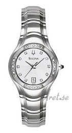 Bulova Diamonds Dam Biały/Stal Ø27 mm 96R10