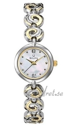 Bulova Diamonds Dam Biały/Stal Ø20 mm 98P003