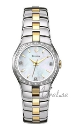 Bulova Diamonds Dam Biały/Stal Ø25 mm 98R008