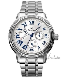 Bulova Bracelet Herr Srebrny/Stal Ø40 mm 96C38