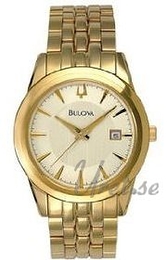 Bulova Bracelet Herr Żółte złoto/Stal w odcieniu złota Ø41 mm 97B66