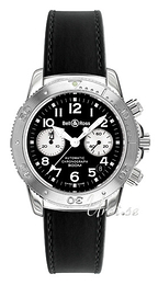 Bell & Ross Classic Czarny/Guma Ø41 mm BRDIVERBLA