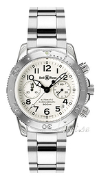 Bell & Ross Classic Biały/Stal Ø41 mm BRDIVERBWA