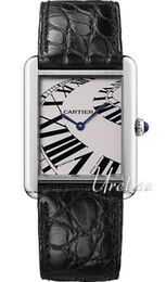 Cartier Tank Solo Small Srebrny/Skóra 24.4x31 mm W5200018