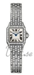 Cartier Brilliant Paved Srebrny/18 karatowe białe złoto Ø20 mm WF9005YA