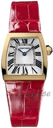 Cartier La Doña Srebrny/Skóra 22x22 mm W6400256