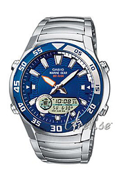 Casio Collection Niebieski/Stal Ø45.5 mm AMW-710D-2AVEF