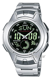 Casio Collection Czarny/Stal Ø43.1 mm AQ-160WD-1BVEF