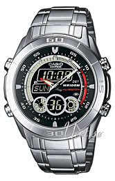 Casio Edifice Czarny/Stal Ø43 mm EFA-115D-1A1VEF