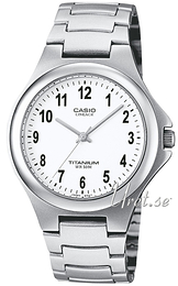 Casio Collection Biały/Tytan Ø39 mm LIN-163-7BVEF
