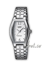Casio Collection Biały/Stal 34x22 mm LTP-1281D-7AEF