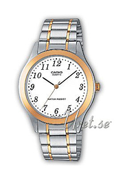 Casio Collection Biały/Stal w odcieniu złota Ø36.4 mm MTP-1263G-7BEF