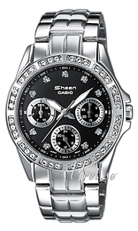 Casio Collection Czarny/Stal Ø35.3 mm SHN-3013D-1AEF