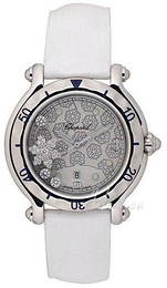 Chopard Happy Sport Srebrny/Skóra Ø32 mm 27/8949-3001