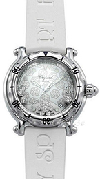 Chopard Happy Sport Srebrny/Guma 28/8948-3001