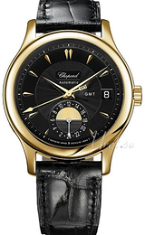 Chopard L.U.C Czarny/Skóra Ø39 mm 16/1867-0001