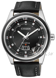 Citizen Dress Czarny/Skóra Ø43 mm AW1274-04E