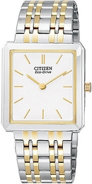Citizen Stiletto Biały/Stal 38x29 mm AR1074-55A