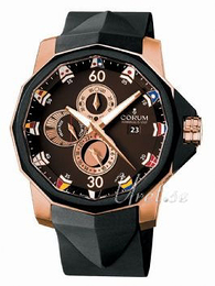 Corum Admirals Cup Brązowy/Guma Ø48 mm 277.931.91.0371AG32