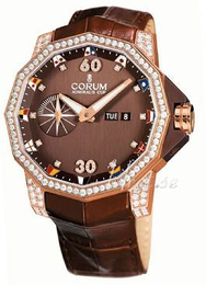 Corum Admirals Cup Brązowy/Skóra Ø48 mm 947.944.85.0002AG52