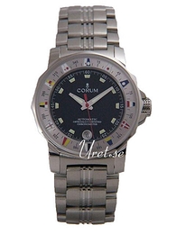 Corum Admirals Cup Czarny/Stal Ø38 mm 982.530.20-V785AN32