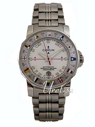 Corum Admirals Cup Biały/Stal Ø43 mm 982.630.20-V785AA32