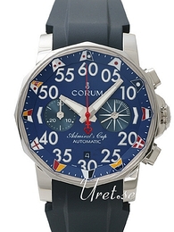 Corum Admirals Cup Niebieski/Guma Ø44 mm 985.741.20-F371J
