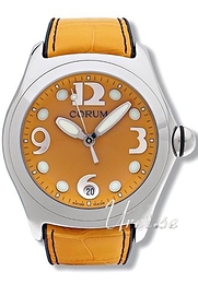 Corum Bubble Żółty/Skóra Ø45 mm 163.150.20-0F05FZ30R