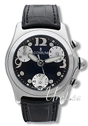 Corum Bubble Czarny/Skóra Ø36 mm 196.150.20-0F01FM30S