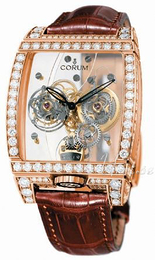 Corum Tourbillon Szkieletowa tarczy/Skóra 382.851.85.0F020000