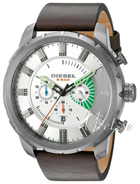 Diesel Chronograph Srebrny/Skóra Ø51 mm DZ4410