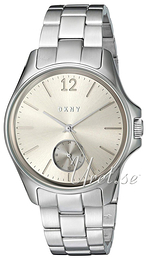 DKNY Dress Srebrny/Stal Ø36 mm NY2516