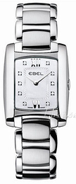 Ebel Brasilia Mini Biały/Stal 29x24 mm 1215605
