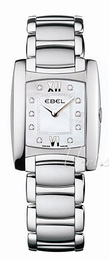 Ebel Brasilia Lady Biały/Stal 34x28 mm 1215776