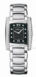 Ebel Brasilia Czarny/Stal 34x28 mm 1215777